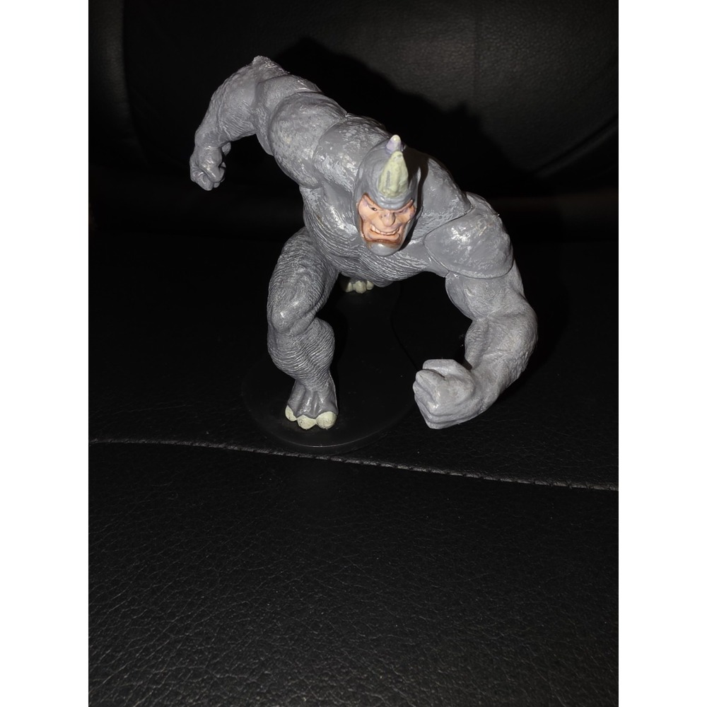 Marvel Display Statue Stand Spider-Man Villains Rhino 4 Inches